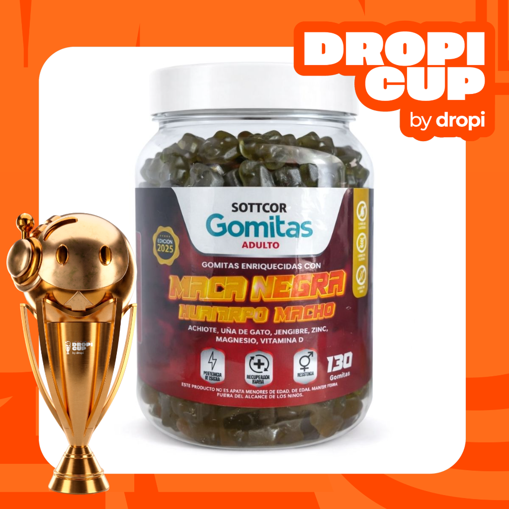 Gomitas Adulto Maca Negra - SOTTCOR